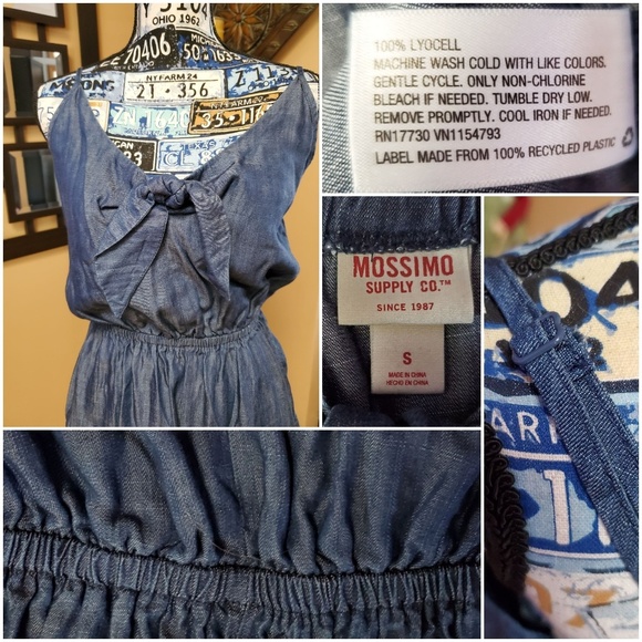 DENIM TANK TOP RUFFLE EDGE SHORTS ROMPER - Picture 8 of 8